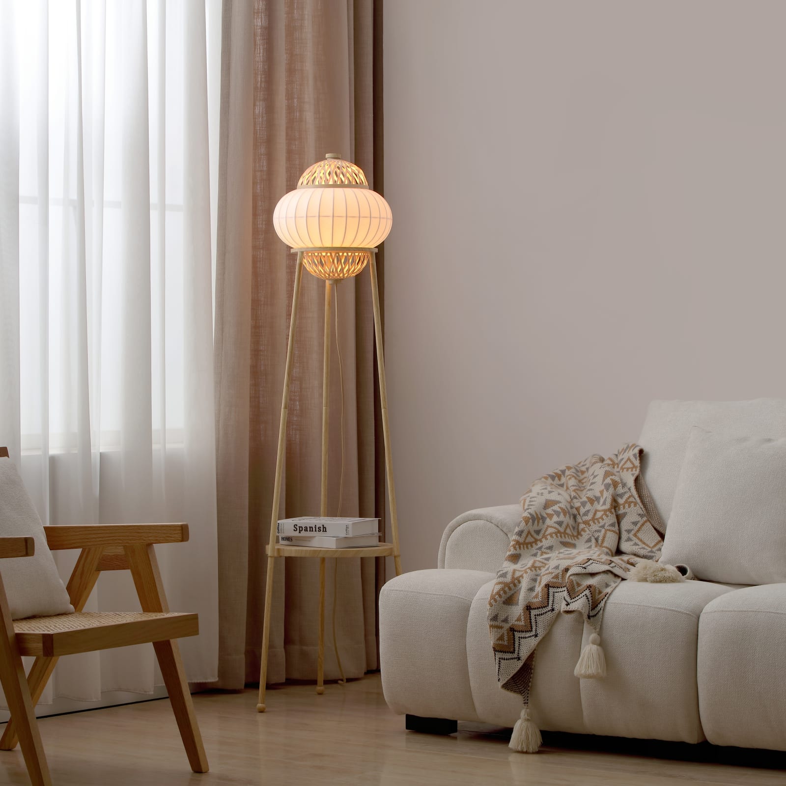 Hikari Floor Lamp — installation 2