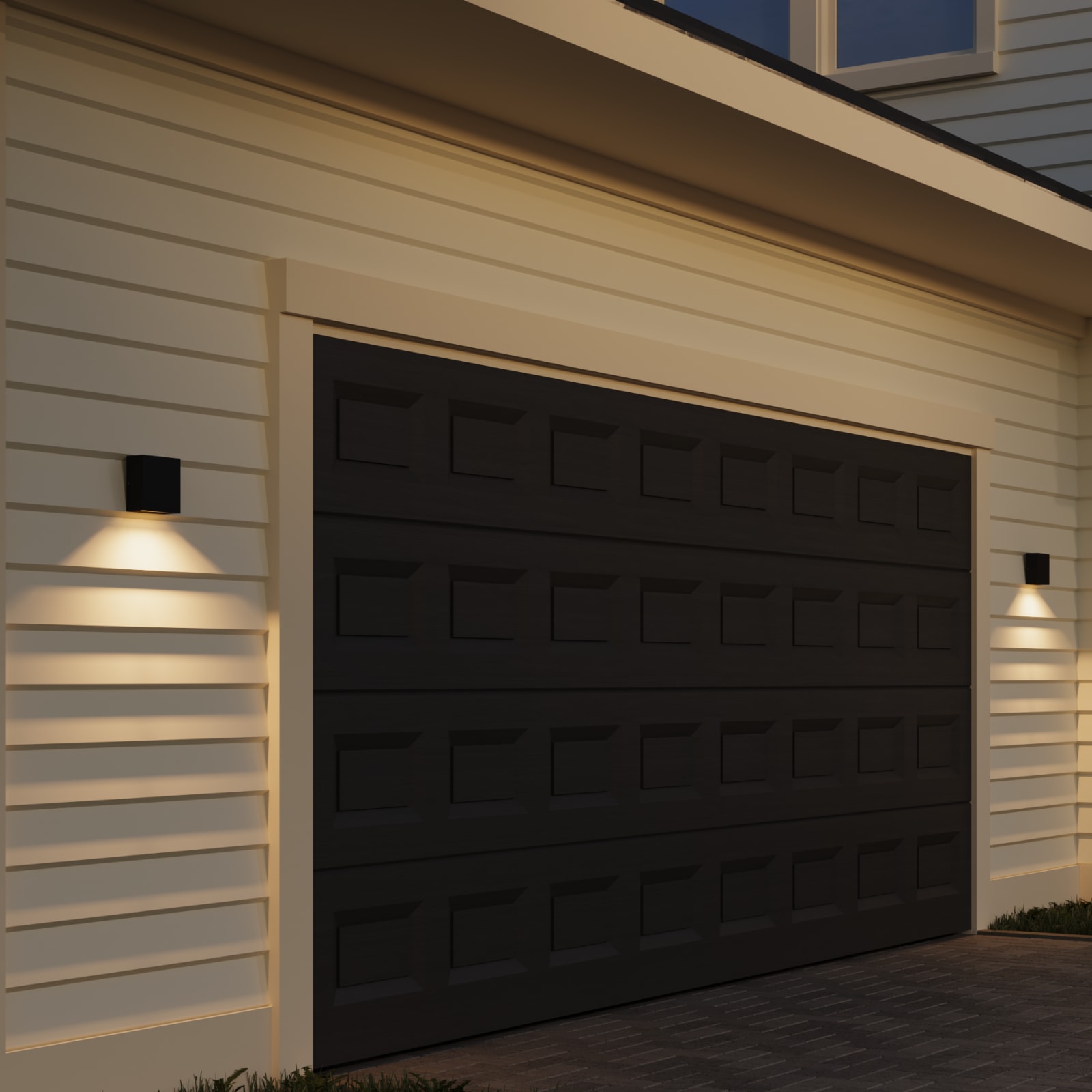 Orion Outdoor Wall Sconce Down — installation 6