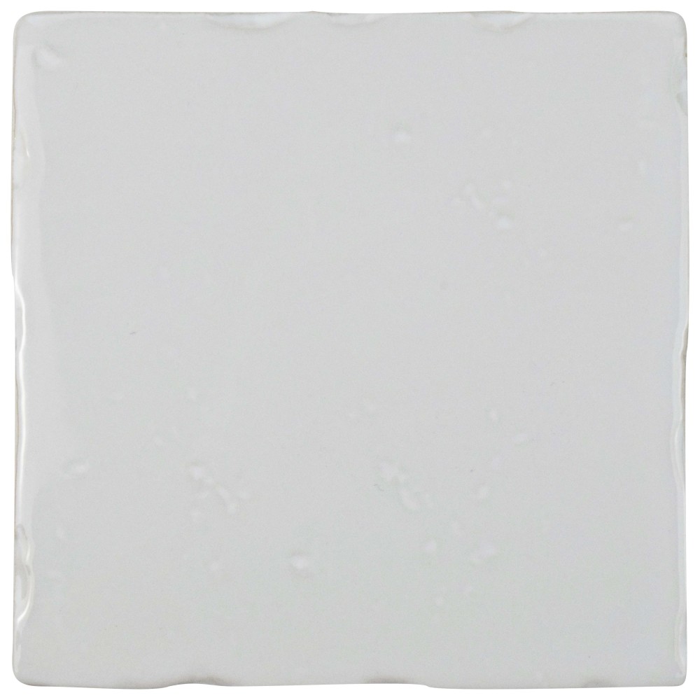 Novecento Square Blanco Viejo 5-1/8 in. x 5-1/8 in. Ceramic Wall Tile