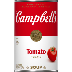 Campbell’s Condensed Tomato Soup, 50 Ounce Cans, 12-Pack