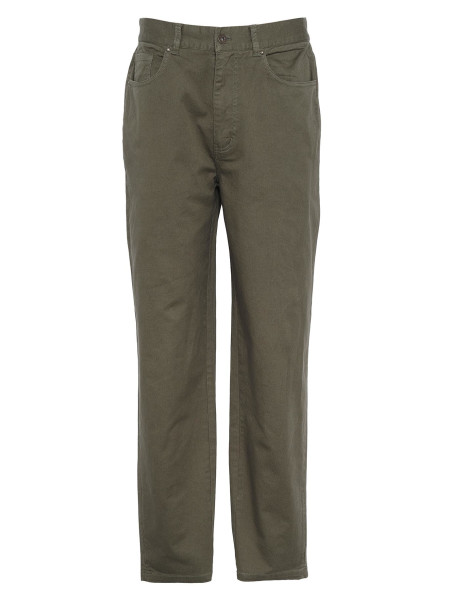 Washed Stretch Regular Trousers Washed Stretch Regular Trousers