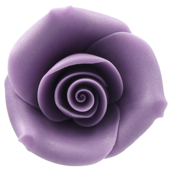Lavender 1.5" Rose - Red 3 Free SugarSoft® Premium Edible Decorations