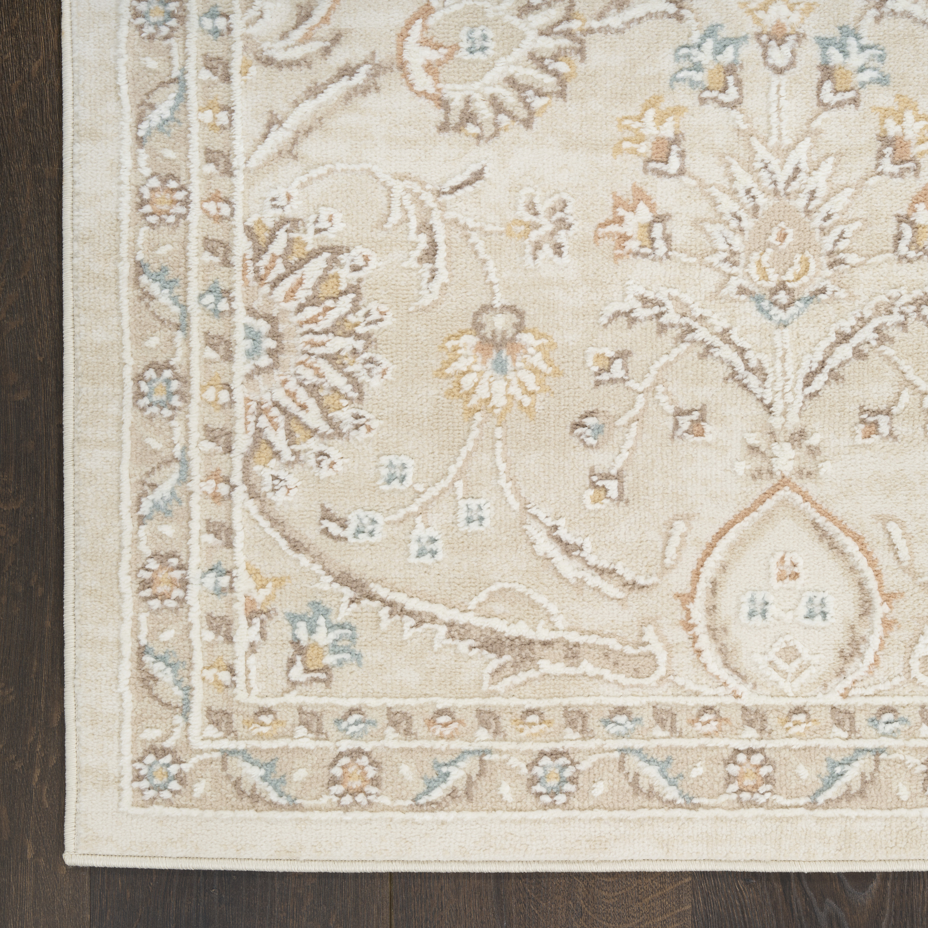 Nourison Isla 7'10" x 9'10" Ivory Vintage Indoor Rug