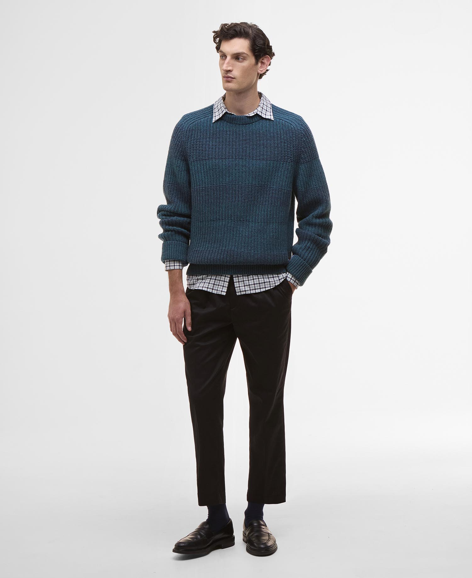 Paul Smith loves Barbour Pullover Saddle Rundhalsausschnitt image number 3