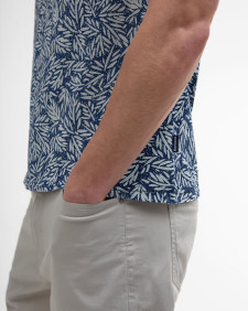 Jackstone Printed Polo Shirt Dark Denim
