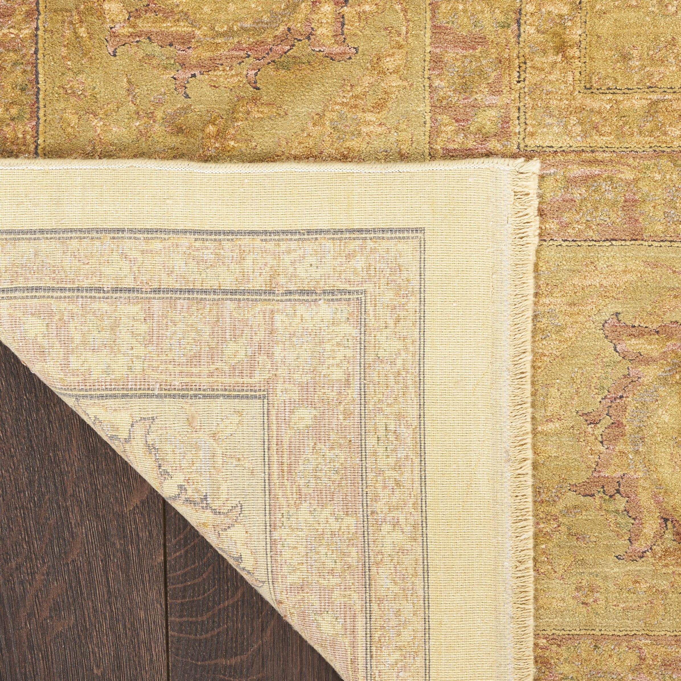 Nourison Luxurious 2' x 3' Gold Vintage Indoor Rug