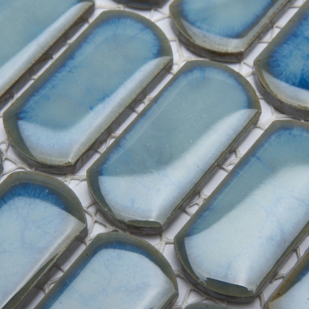 Hudson Capsule Marine 12-1/4 in. x 13-1/8 in. Porcelain Mosaic Tile