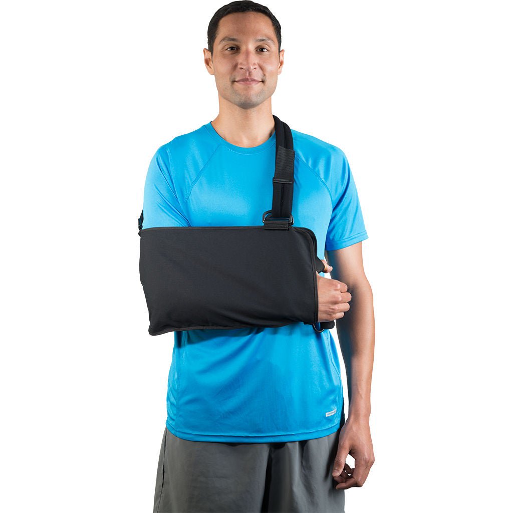 Breg SHOULDER IMMOBILIZER, COTTON DLX BLK LG