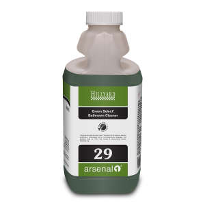 Hillyard, Arsenal Green Select® Bathroom Cleaner, Arsenal® One Dispenser 2.5 Liter Bottle