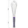12-inch stainless steel piano whip with nylon handle
