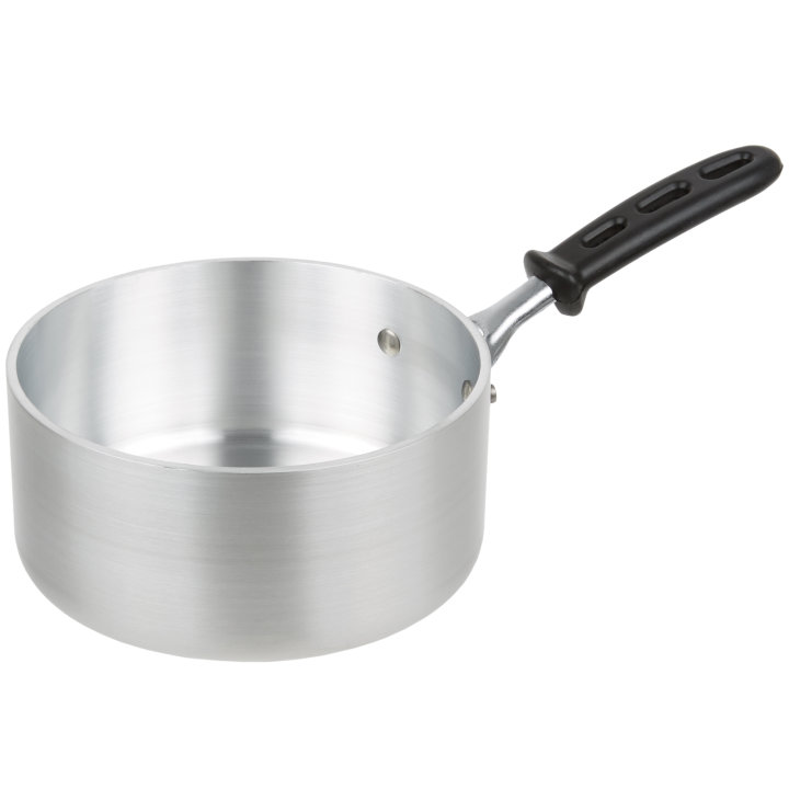 2 ½-quart Wear-Ever® Classic Select™ heavy-duty aluminum saucepan in natural finish with silicone TriVent™ handle