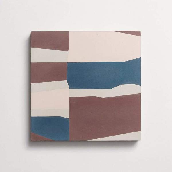 cement | erica tanov | baccio pattern b | federal blue, mocha, stone + taro 