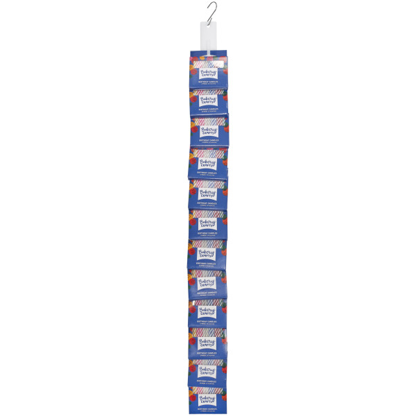 Hook Merchandiser with S-Hook Candle Rack