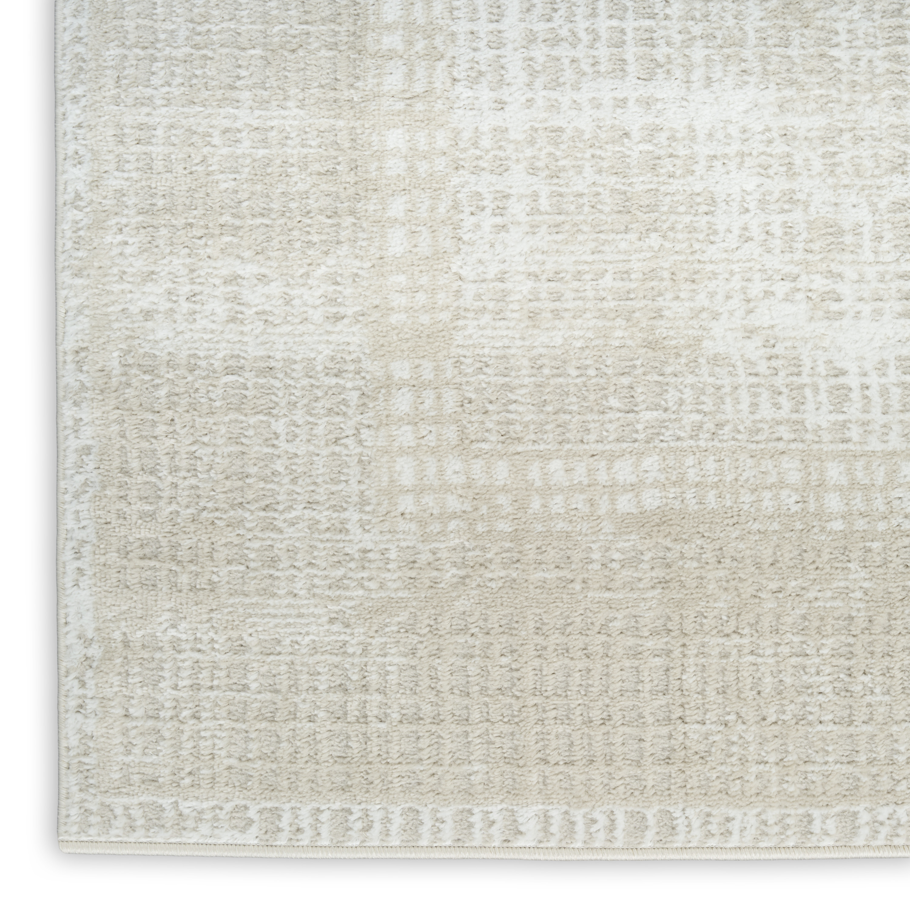Nourison Dekor 2' x 4' Beige Modern Indoor Rug