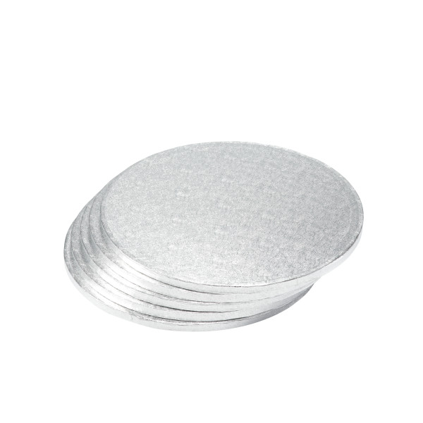 12" Round Silver Foil Cake Board