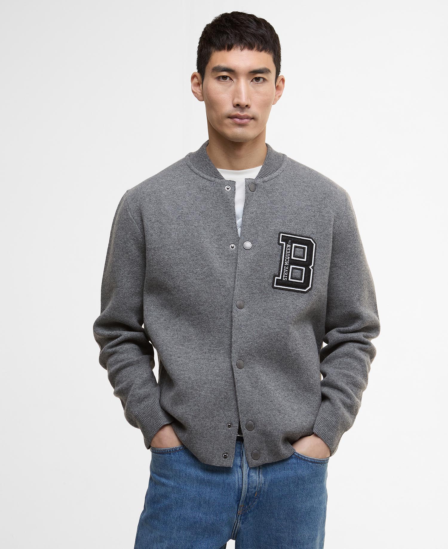 Bomber in maglia Letterman image number 0