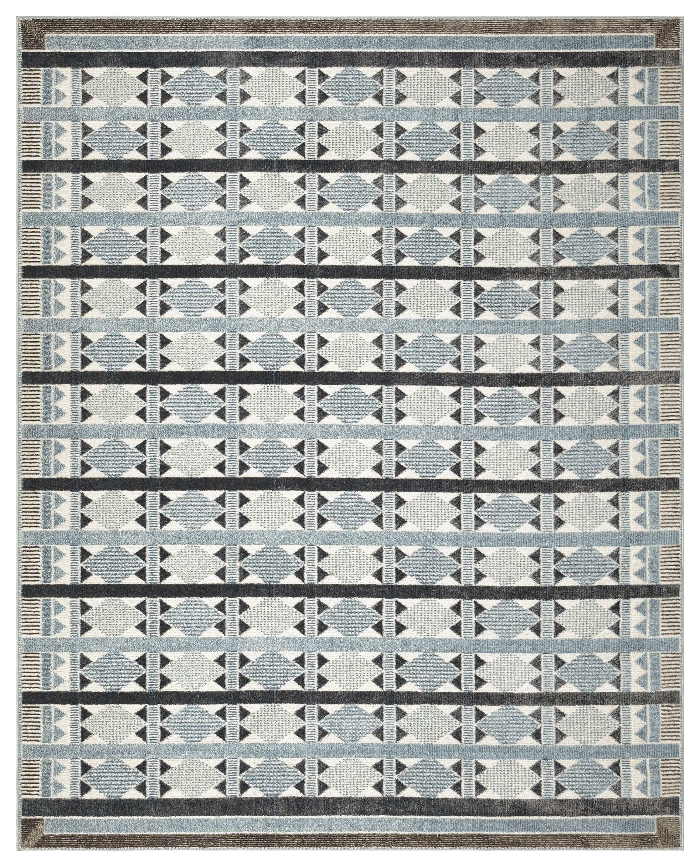 Nourison Nordic 8' x 10' Blue Modern Indoor Rug