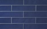 Tongue in Chic Navy Yes, Navy No 2-1/2×10-1/2 Wall Tile Gloss