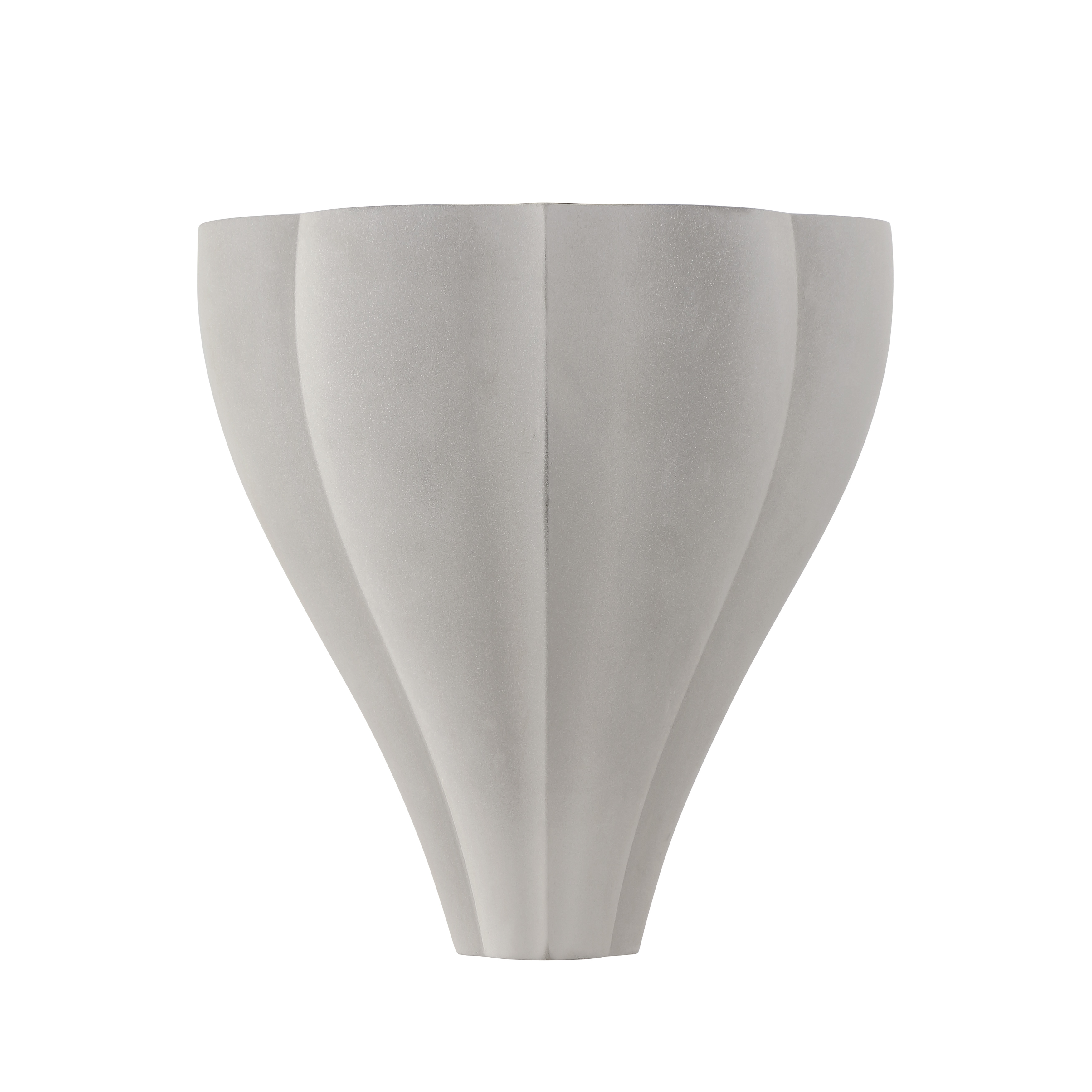 The Sima wall sconce combines raw industrial materials with refined craftsmanship. Its burnished nickel finish and cement shade create a sophisticated contrast perfect for modern interiors seeking texture and character. - alternate view