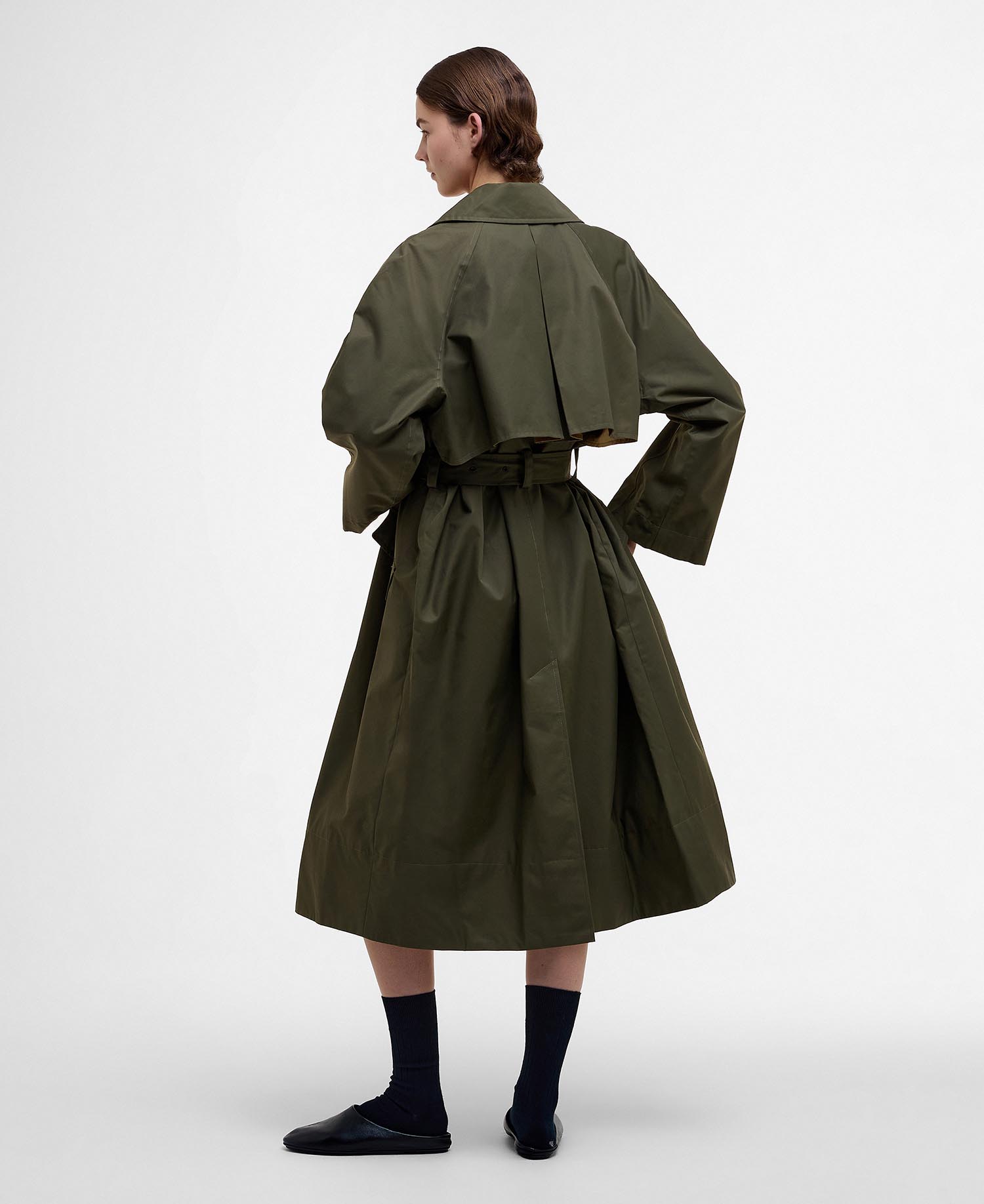 Barbour The Edit by Alexa Trenchcoat Harley Showerproof image number 2