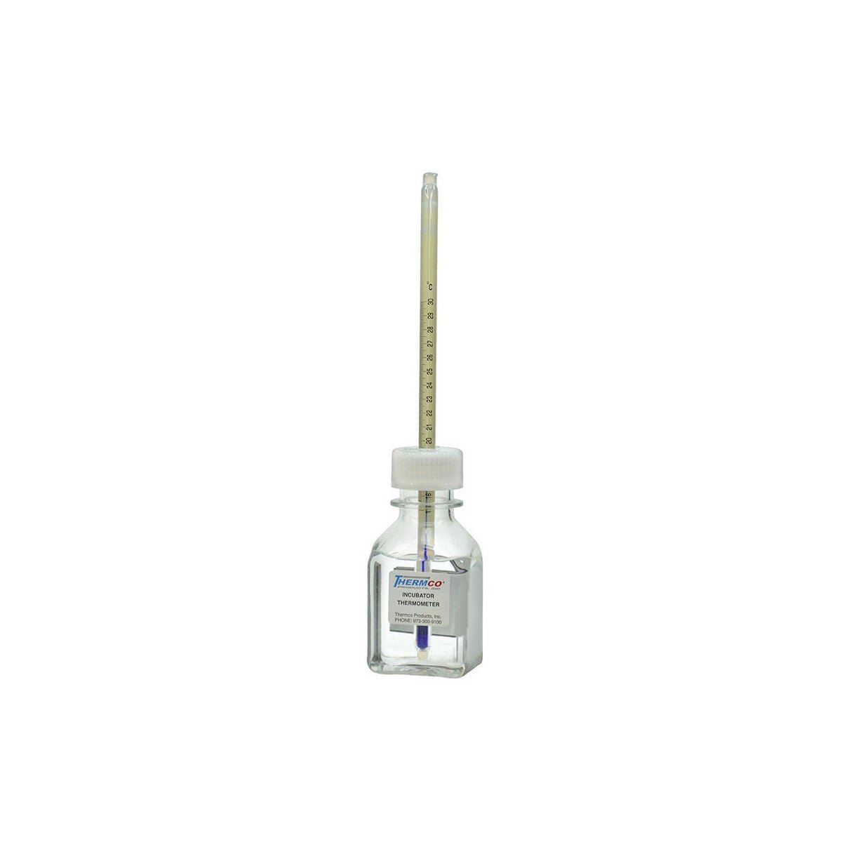 Incubator Thermometer True-Tempe™ Celsius 18º to 50°C Total Immersion Wall Mount Does Not Require Power