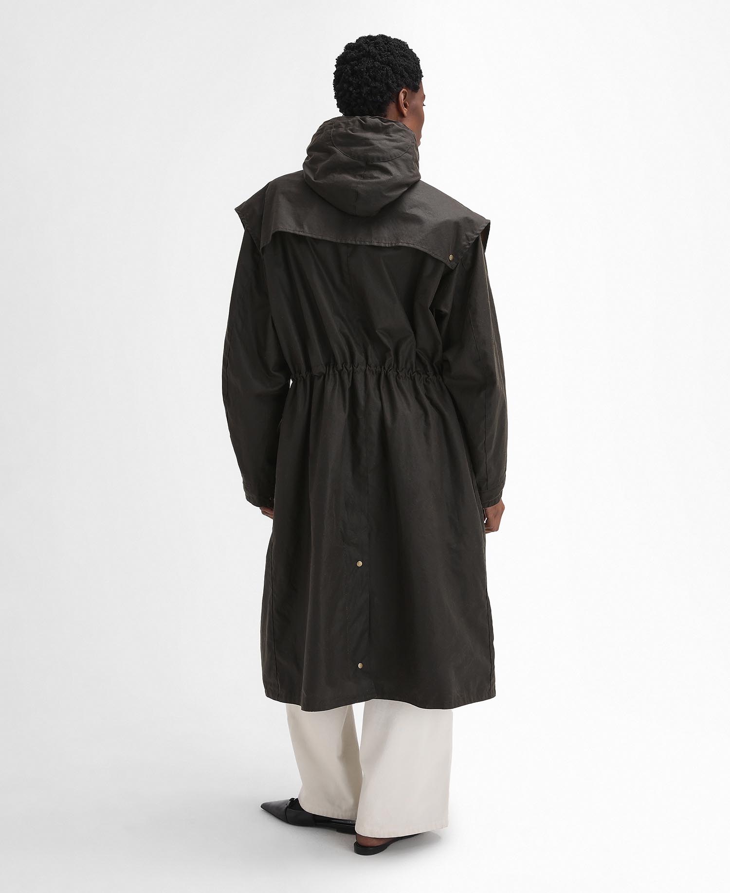 Barbour The Edit by Alexa Liam Waxed Parka image number 2