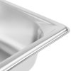 Full-size 2 ½-inch-deep Super Pan® stainless steel super shape long wild pan