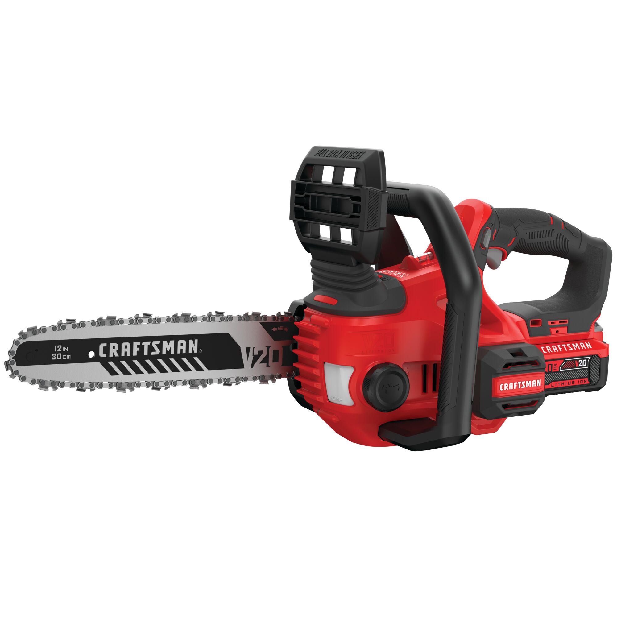 12 inch cordless compact chainsaw kit 4 amp hour.