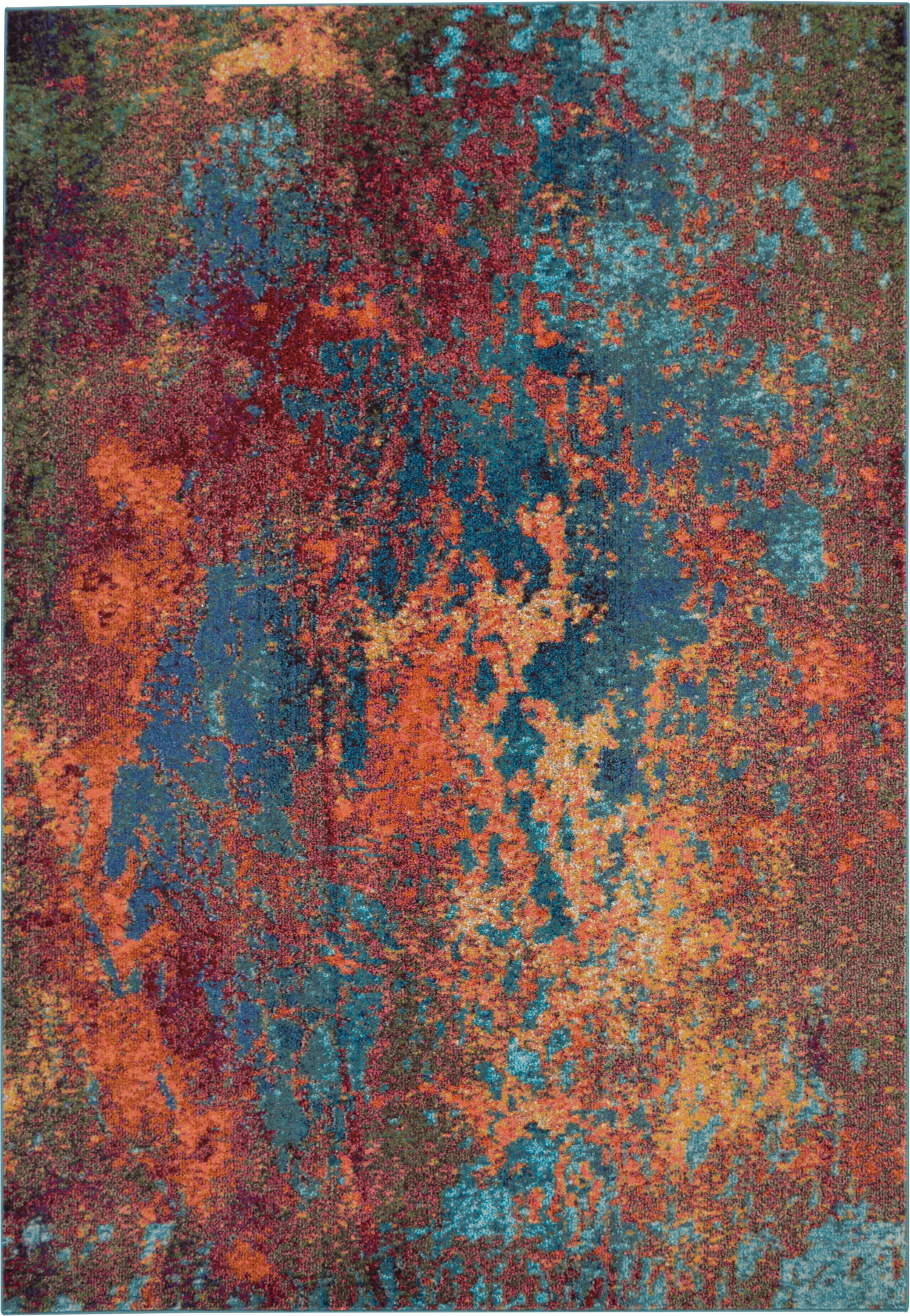 Nourison Celestial 7'10" x 10'6" Atlantic Modern Indoor Rug