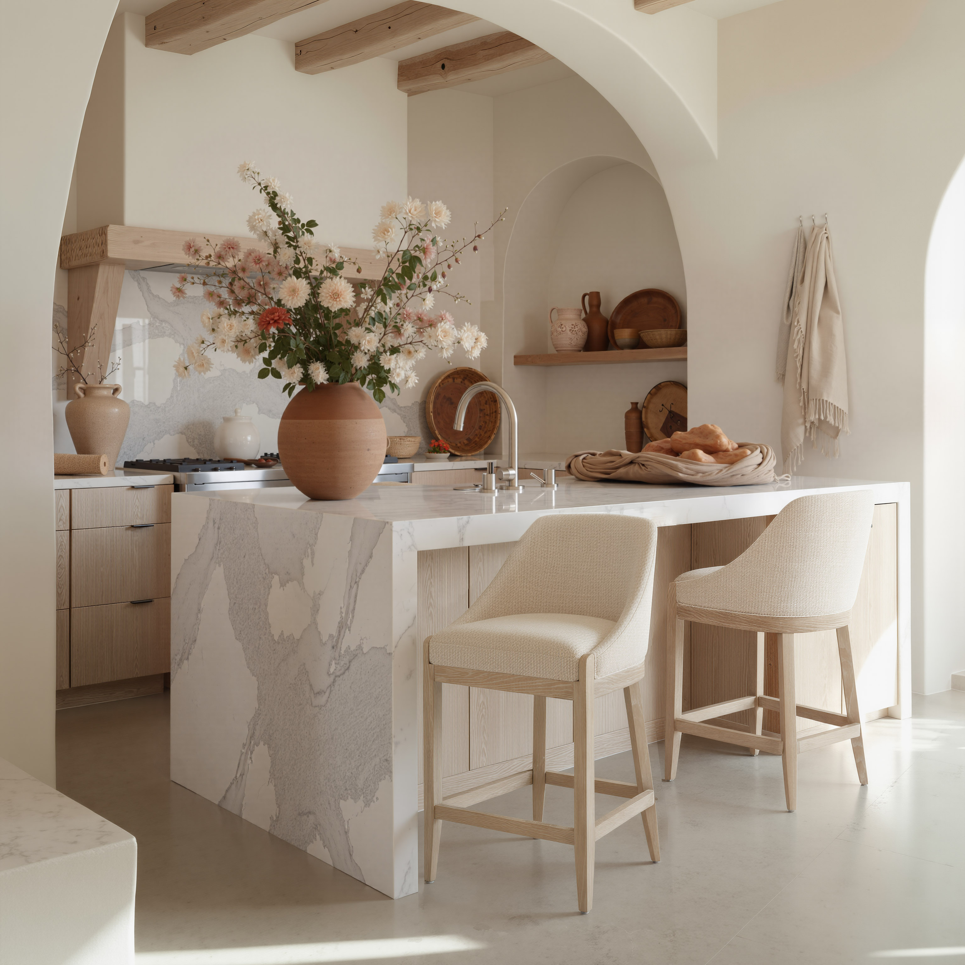 Calmo Counter Stool Beige product image