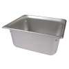 Half-size 6-inch-deep Super Pan 3® stainless steel steam table pan