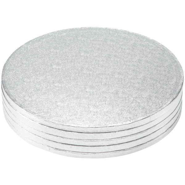 12" Round Silver Foil Cake Board