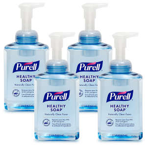 Gojo, PURELL® HEALTHY SOAP®, Gentle & Free Foam Liquid Soap,  515 mL Counter Top Pump Bottle