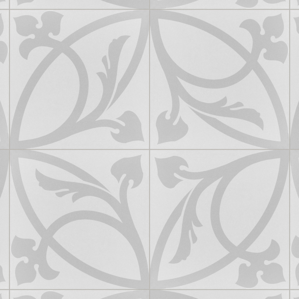 Caprice Liberty White 7.88x7.88 Square Porcelain Floor and Wall Digital Pattern