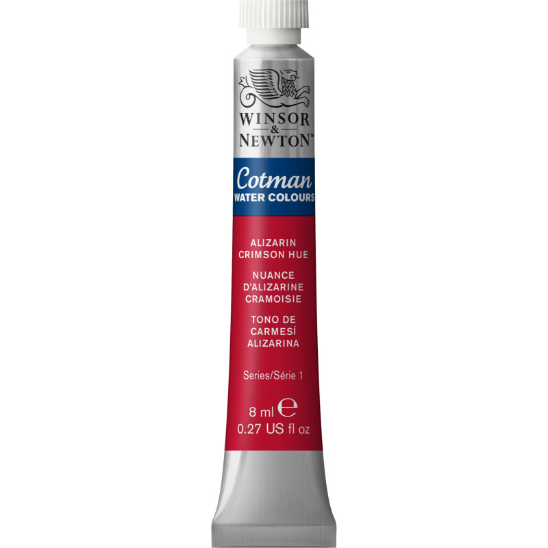 Cotman Watercolor Paint, 8 mL Tube, Alizarin Crimson Hue