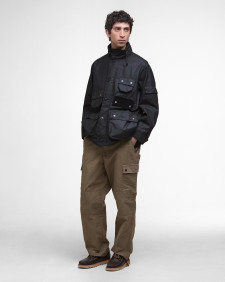 Editor Waxed Jacket Black