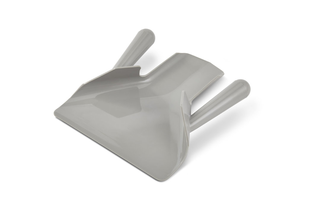 Plastic FryBagger™ scoop with dual handles