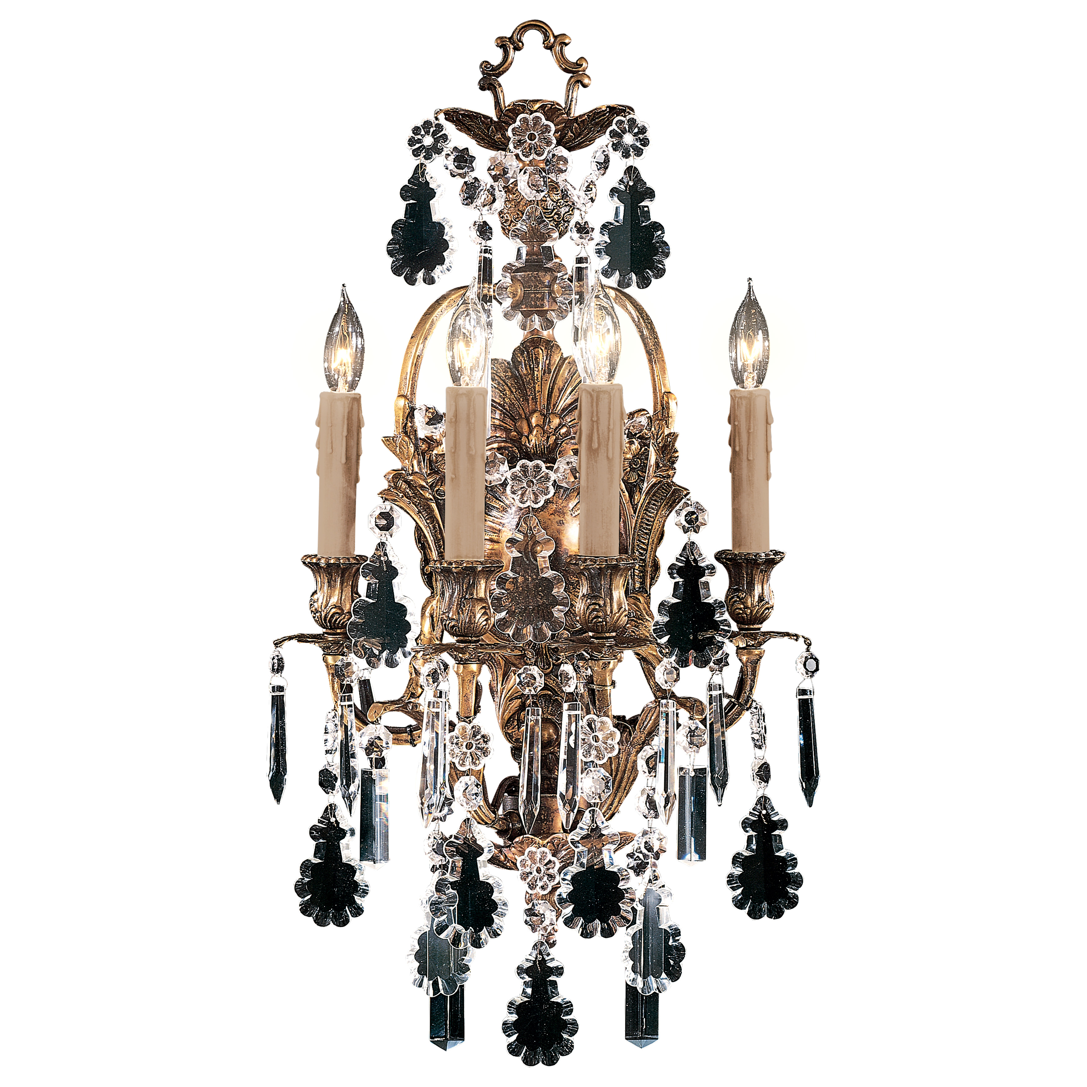 Crystal Collection - 4 Light Wall Sconce