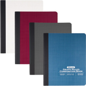 Quad-Ruled Composition Book, 100 Count