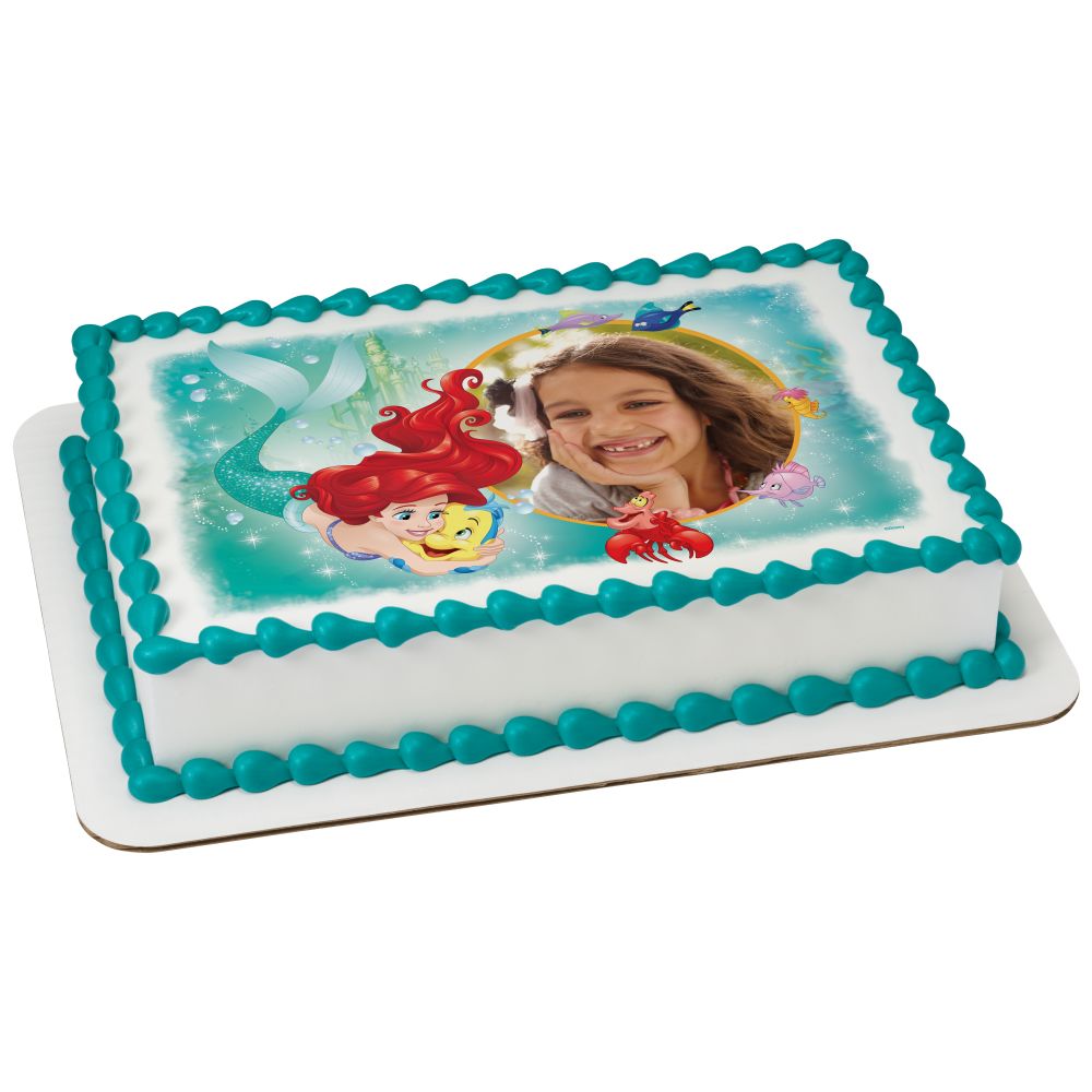 Image Cake Disney Princess The Little Mermaid Ariel Besties