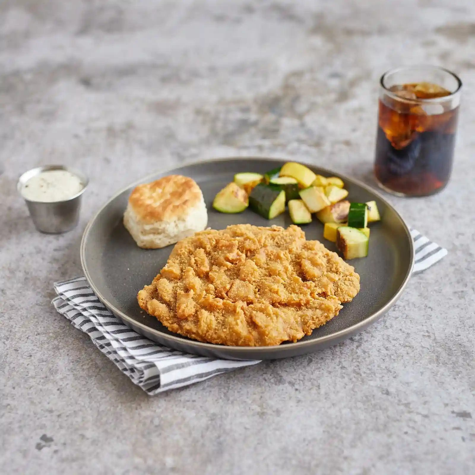 AdvancePierre™ Platinum Label The Legend® Partially Cooked Breaded Country Fried Beef Sirloin Steak Fritters, 9 oz_image_1