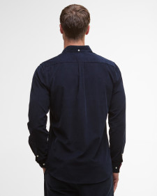 Ramsey Tailored Long-Sleeved Shirt Navy/Red