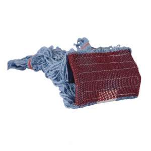 Boardwalk, Cotton Looped-End Wet Mop Head with 5" Headband, Large, Blue