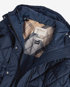 Romilly Quilted Jacket Navy/Sky Dress Tartan
