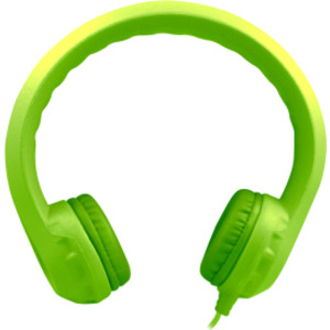 Flex-Phones Single Construction Foam Headphones - Green
