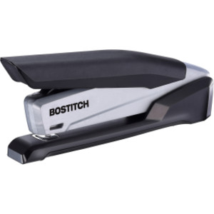 One-Finger Desktop Stapler, Black/Gray