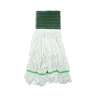 BWKSP200M14, Boardwalk, Rayon Looped-End Wet Mop Head with 5" Headband, 14 oz, White