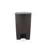 Rubbermaid Commercial, Legacy, 23gal, Plastic, Black, Rectangle, Receptacle