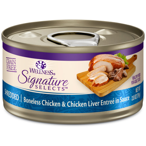 Wellness CORE Signature Selects Shredded Chicken & Chicken Liver in Sauce