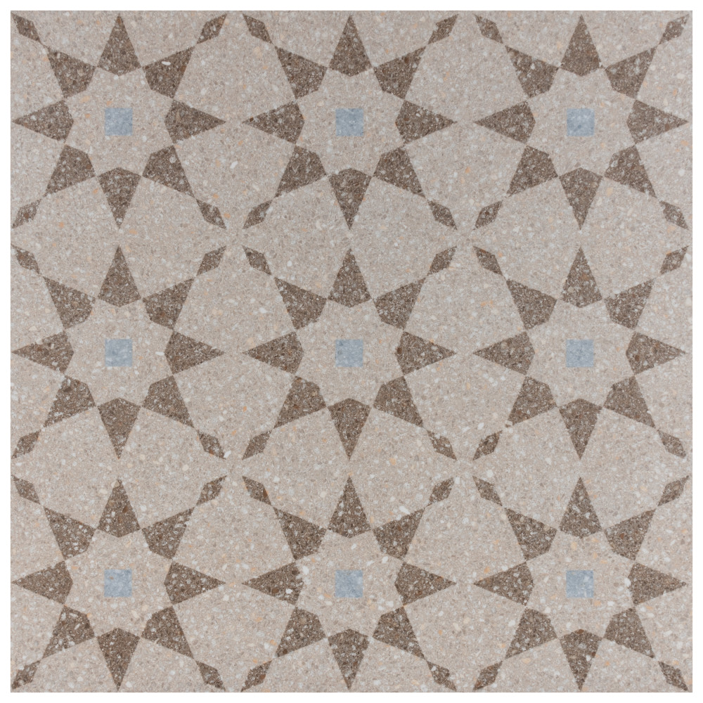 Farnese Aventino Crema 11.5x11.5 Square Porcelain Floor and Wall Digital Pattern